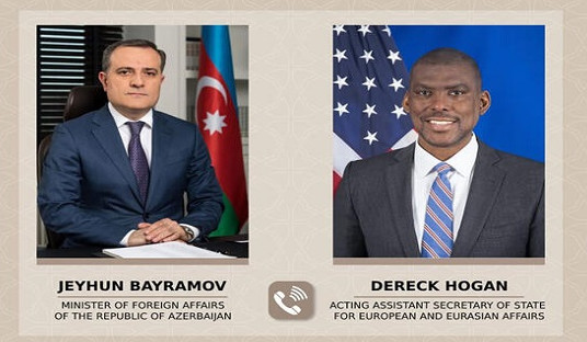 Bayramov had telephone conversation with US acting assistant secretary of state