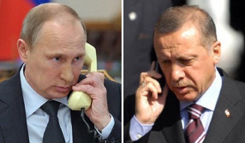 Erdoğan, Putin discuss Syria, Ukraine in a telephone conversation