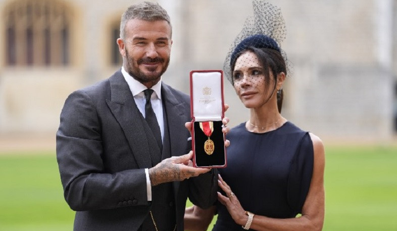 Arise, Sir David: David Beckham receives the honour of knighthood at Windsor Castle