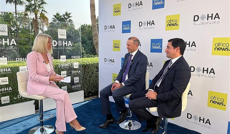 Armenia and Azerbaijan representatives come together publicly in Euronews interview