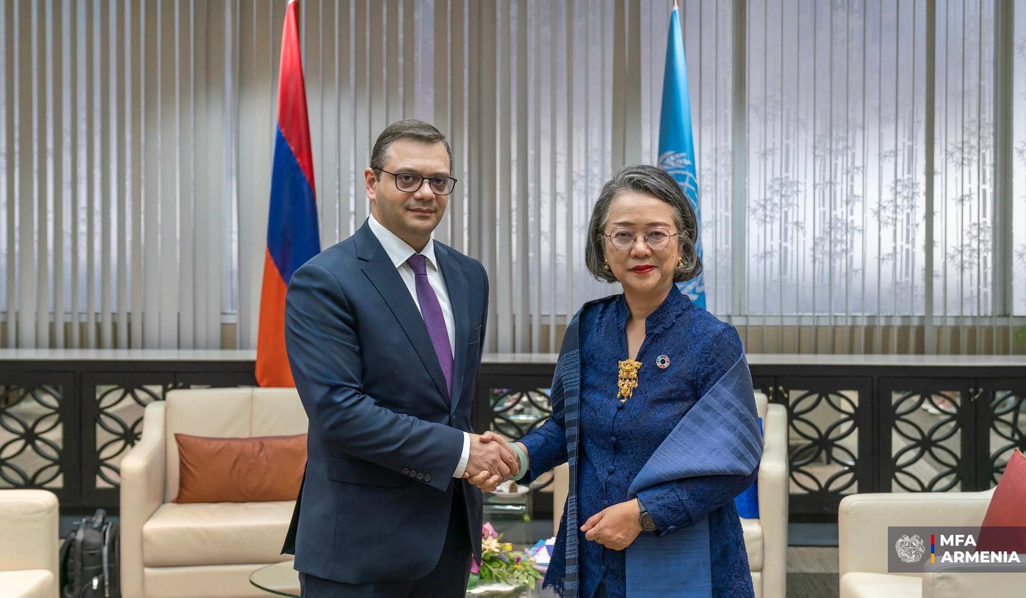 Cooperation and joint initiatives between Armenia and ESCAP discussed