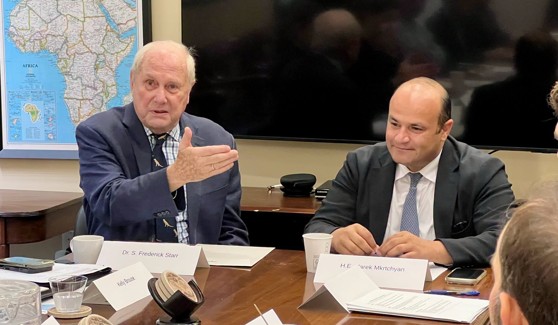 Ambassador Mkrtchyan presented current agenda of Armenia-US relations at American Foreign Policy Council
