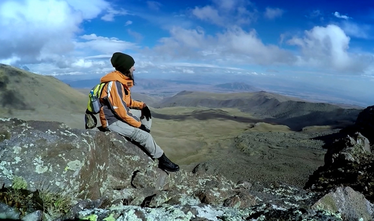 Armenian and Armenia - Aragats