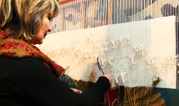 There was a time when only kings could afford the luxury of having a tapestry