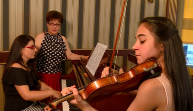 Violinist Asya Anisimova