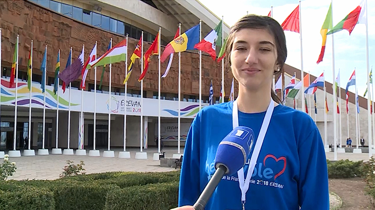 Volunteers of Francophonie Summit and their Security