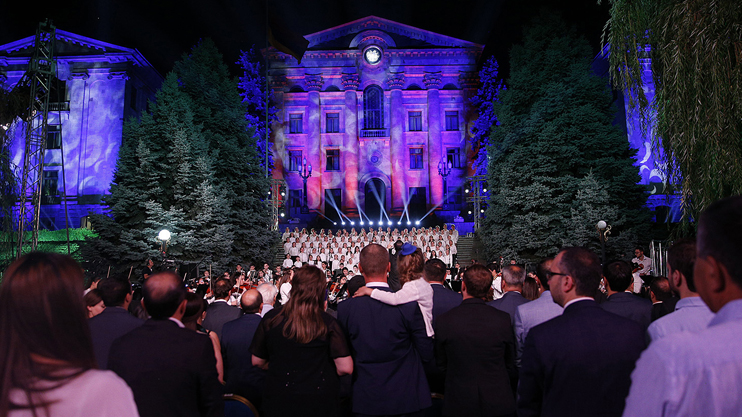 Yerevan Youth Symphony Orchestra Concert in National Assembly Garden