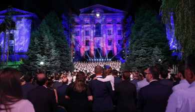 Yerevan Youth Symphony Orchestra Concert in National Assembly Garden