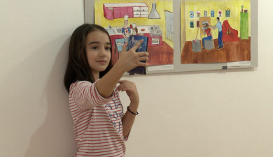 "Father and Daughter" Exhibition Opening