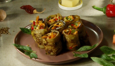 Let's Cook Together: Eggplant Rolls