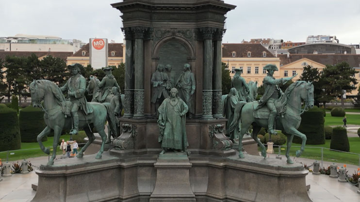 On foreign, desolate roads. Vienna 4