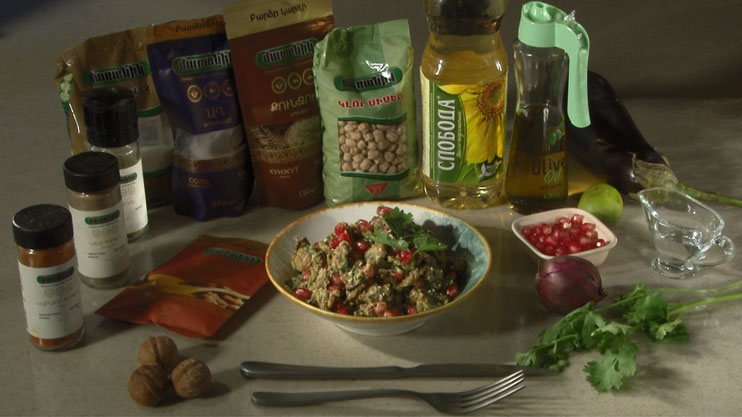 Let’s Cook Together: Eggplant and Pomegranate Salad