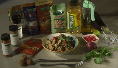 Let’s Cook Together: Eggplant and Pomegranate Salad