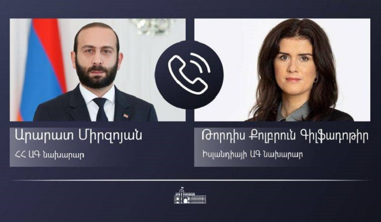 Phone conversation of Foreign Minister of Armenia Ararat Mirzoyan with Minister of Foreign Affairs of Iceland Þórdís Kolbrún Gylfadóttir