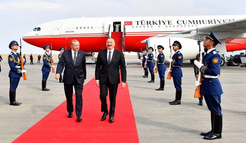 Face-to-face meeting of presidents of Azerbaijan and Turkey started in Nakhijevan