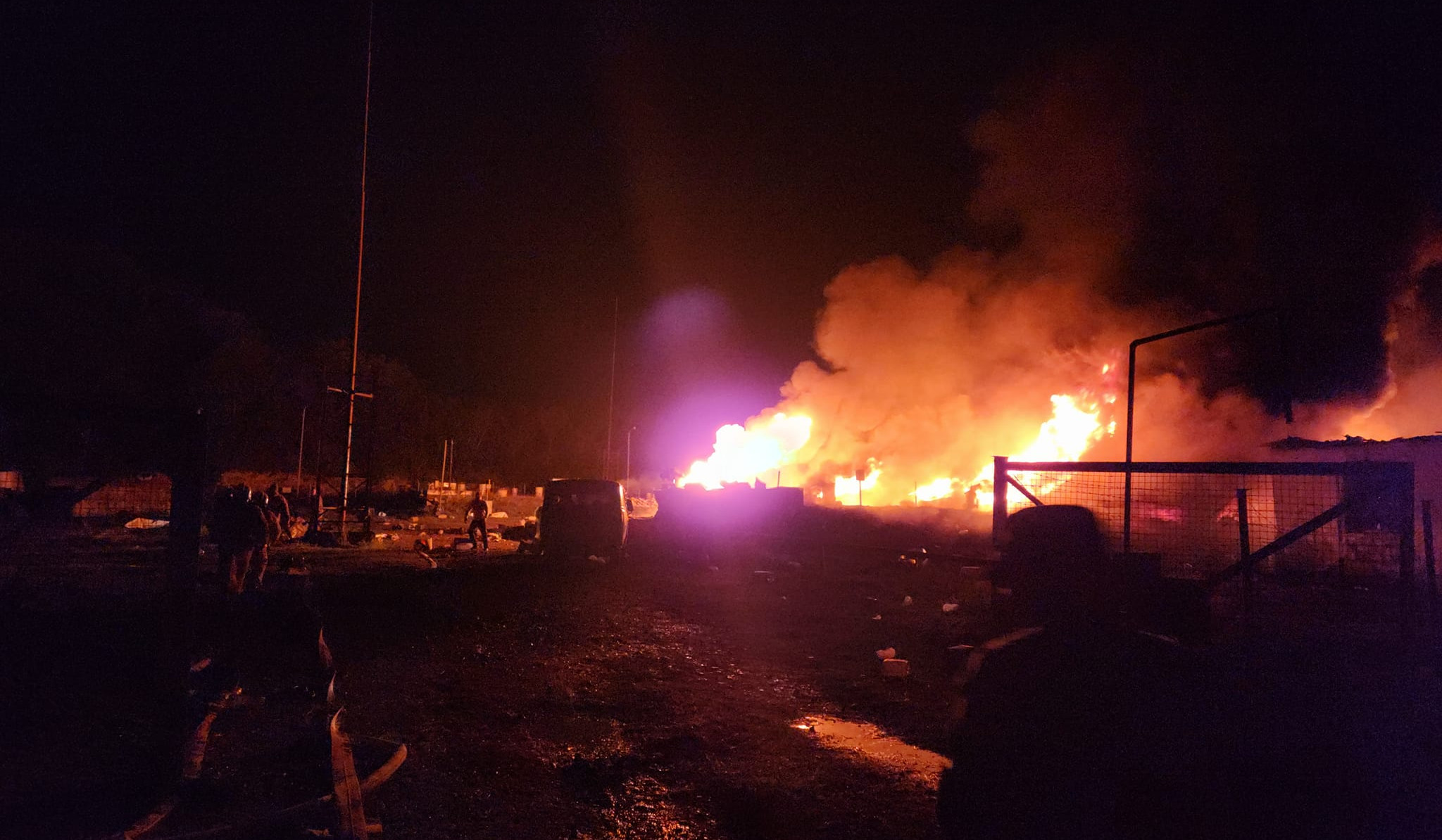 Explosion in gasoline warehouse on Stepanakert-Askeran highway: there are casualties and injuries