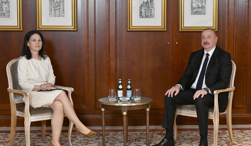 Aliyev met with German Foreign Minister
