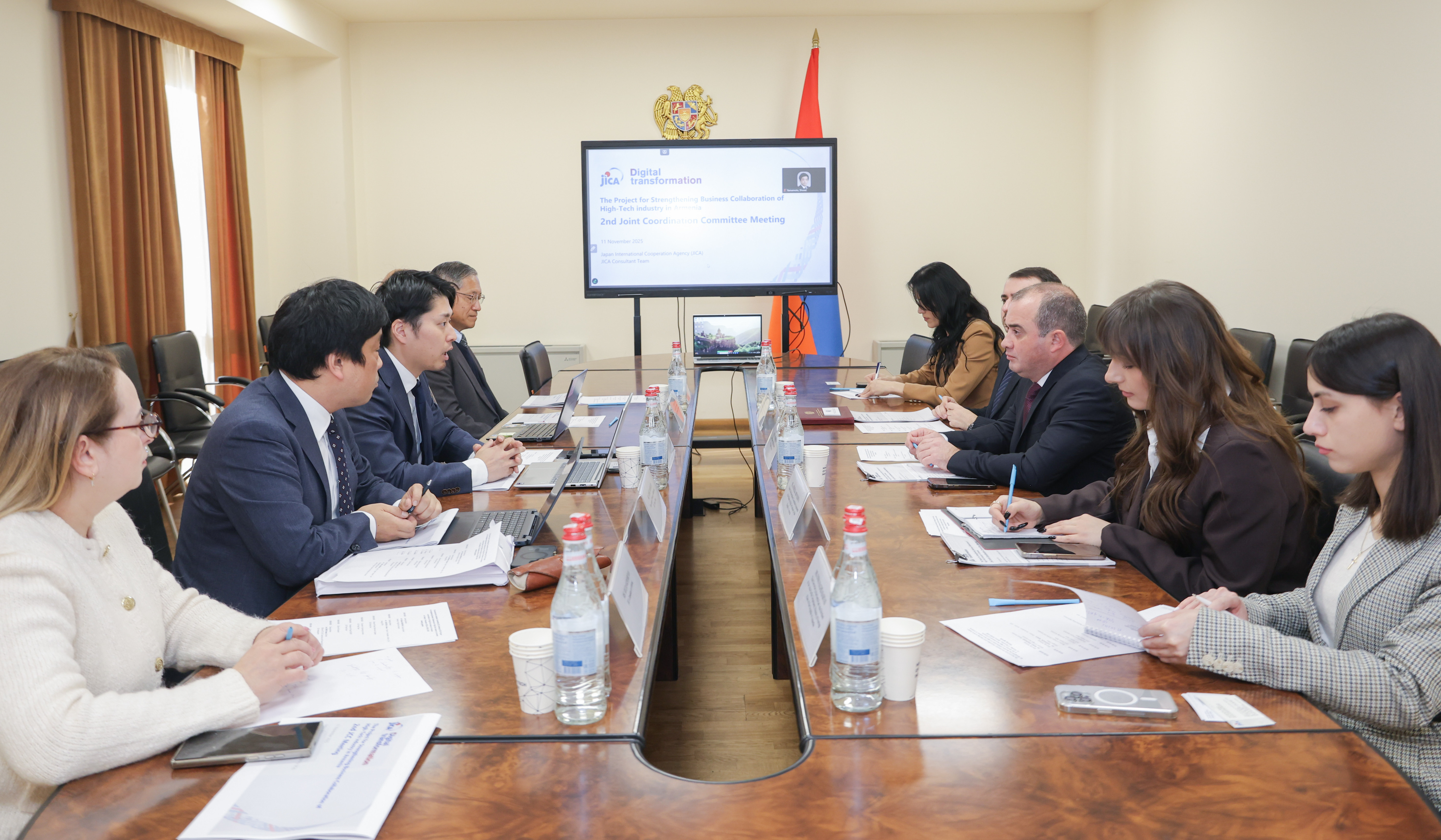 Deputy Minister of High-Tech Industry received delegation of Japan International Cooperation Agency
