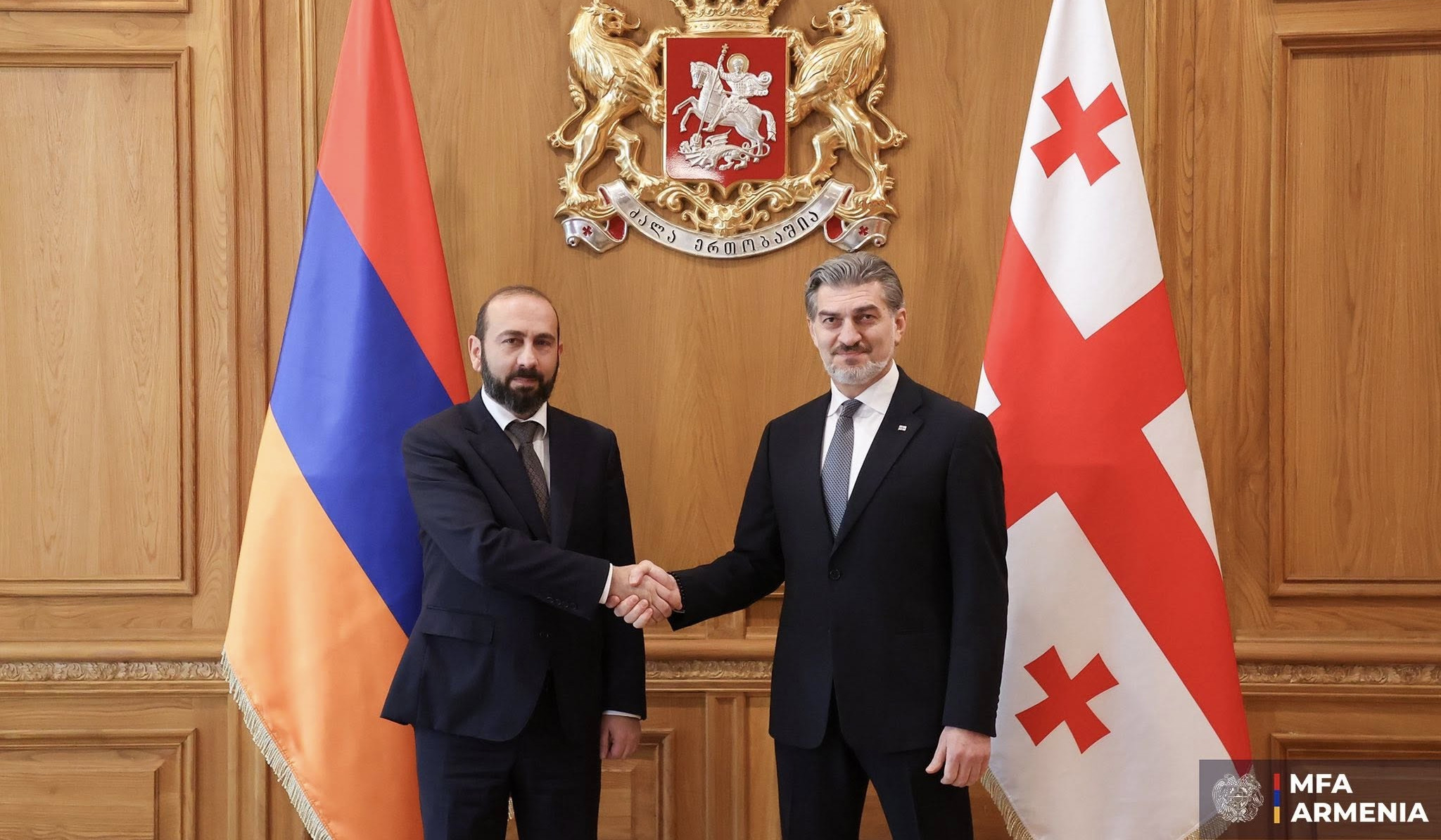 Meeting of the Minister of Foreign Affairs of Armenia with the President of Georgia