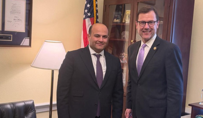 Reference to current agenda of Armenia-USA relations: Narek Mkrtchyan met with Congressman Thomas Kean