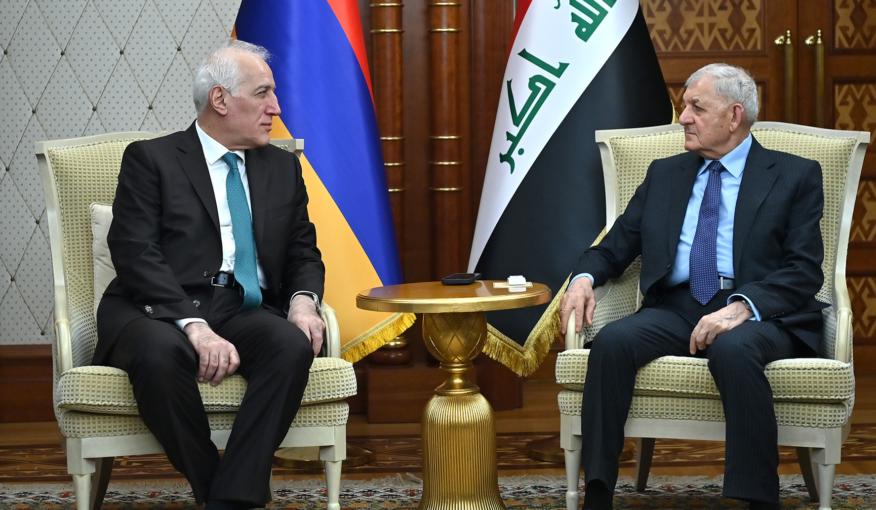Vahagn Khachaturyan met with President of Iraq: importance of implementing TRIPP and fully operating all channels of communication highlighted