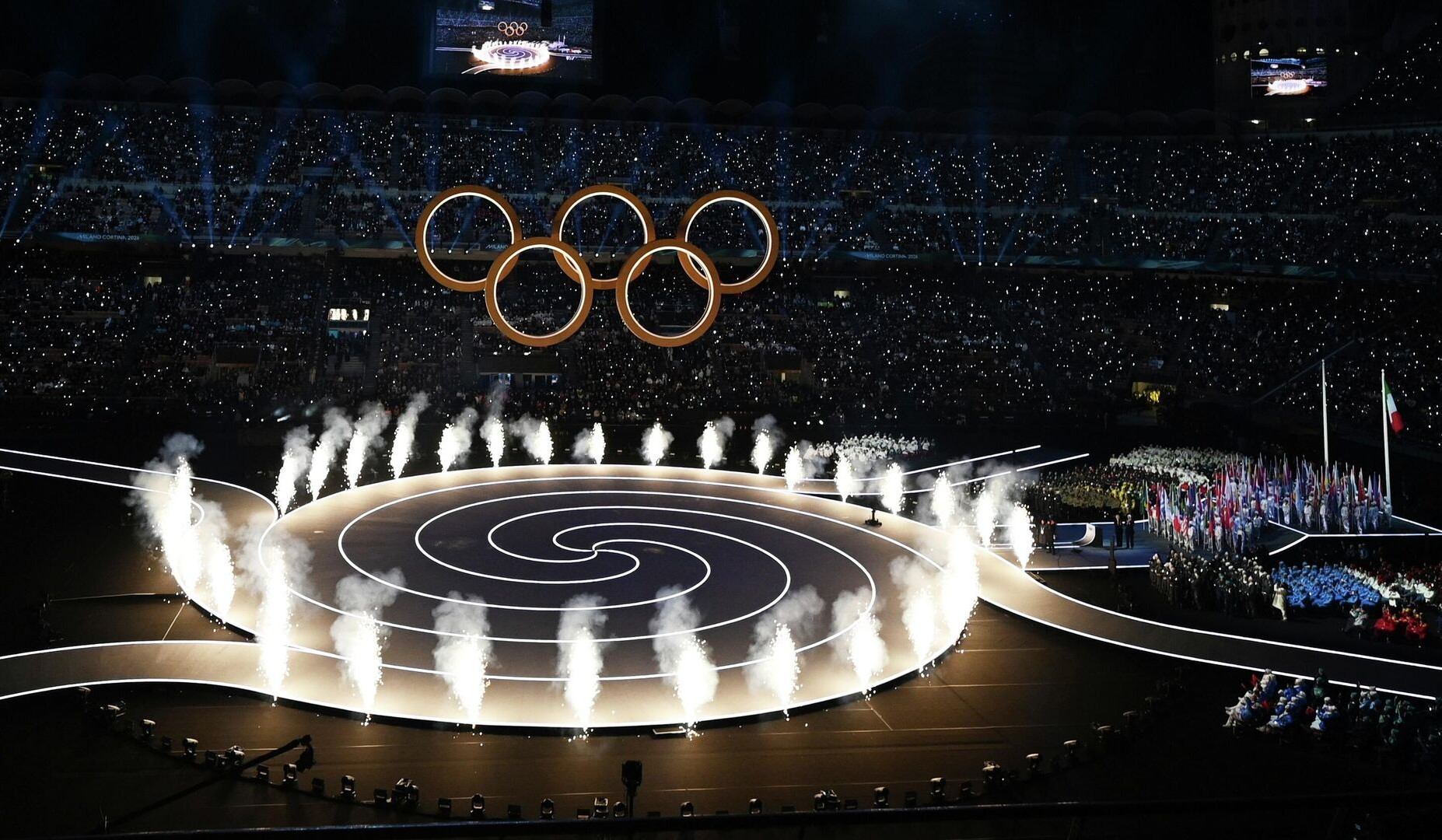 Slick Milano Cortina ceremony officially opens Games