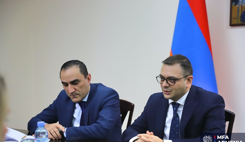 Deputy Minister of Foreign Affairs of Armenia received Head of European Union Mission in Armenia, Markus Ritter