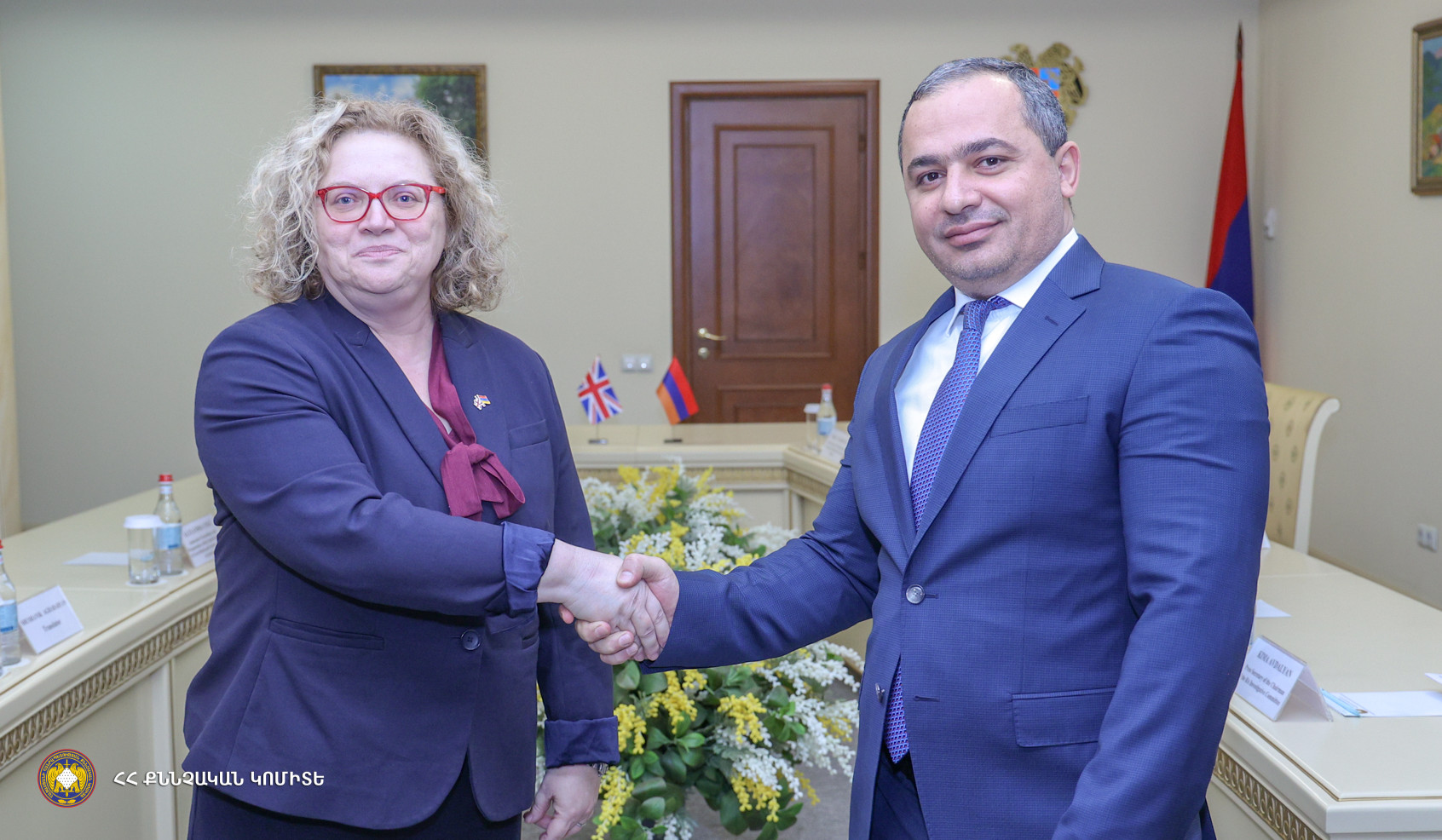 IC Chairman and UK Ambassador discuss cooperation and cybersecurity priorities