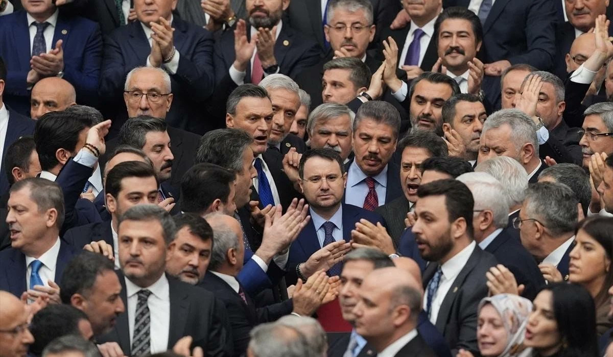 Brawl erupts in Turkey's parliament over justice minister appointment in cabinet reshuffle