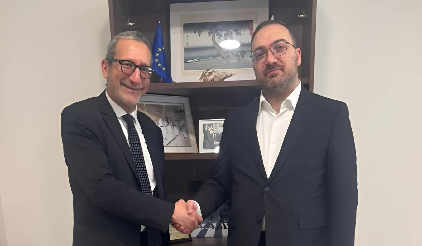 Meeting of Secretary General of MFA of Armenia with Head of Diplomatic Academy Unit of MFA of Cyprus