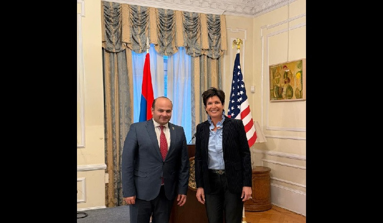 Possible areas of cooperation discussed: meeting at Armenian Embassy to US