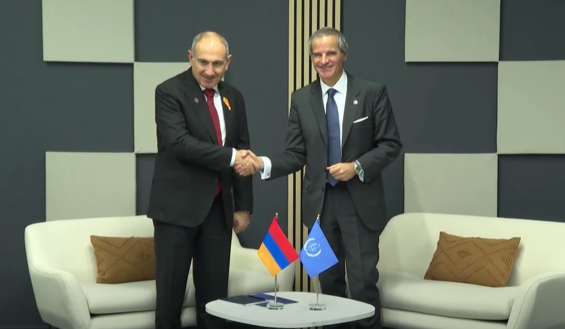 Pashinyan meets with IAEA Director General Rafael Grossi