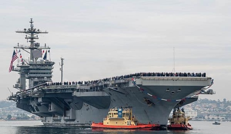 USS Abraham Lincoln aircraft carrier sustained heavy damage in attack:  IRGC
