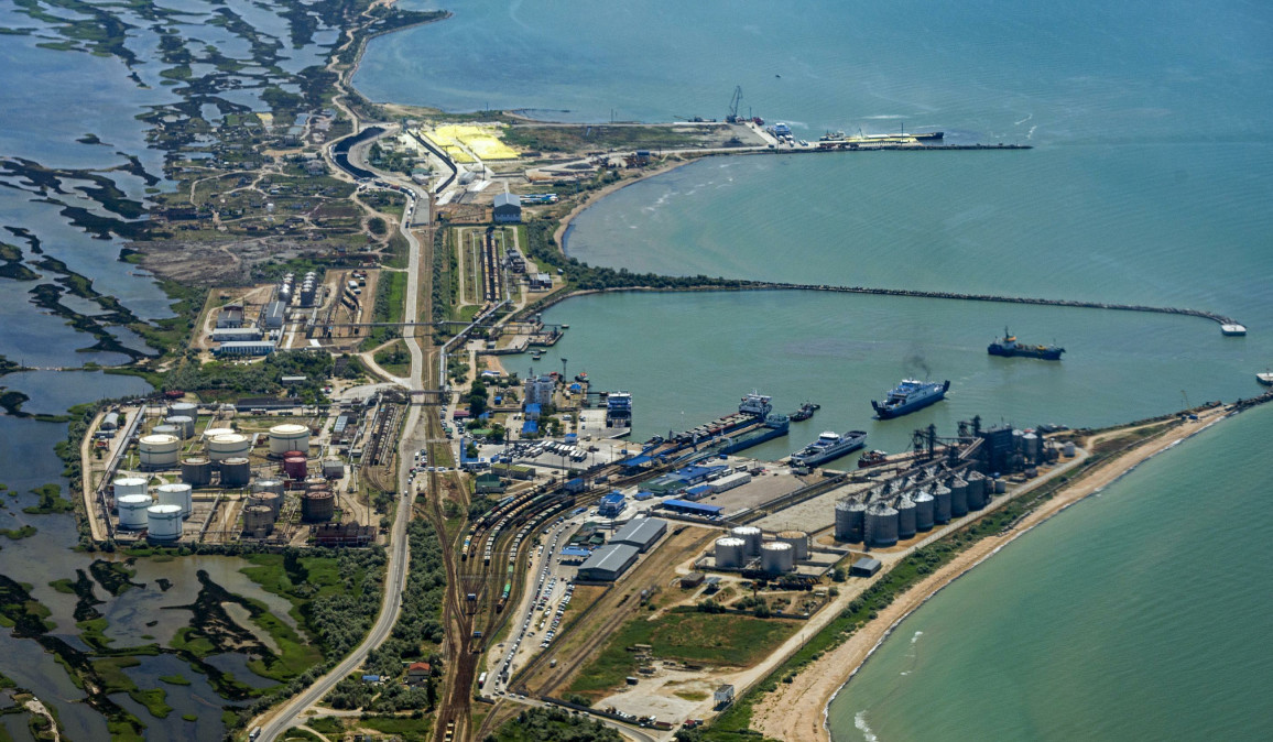 Ukrainian forces use drones to strike port of Kavkaz in Krasnodar territory