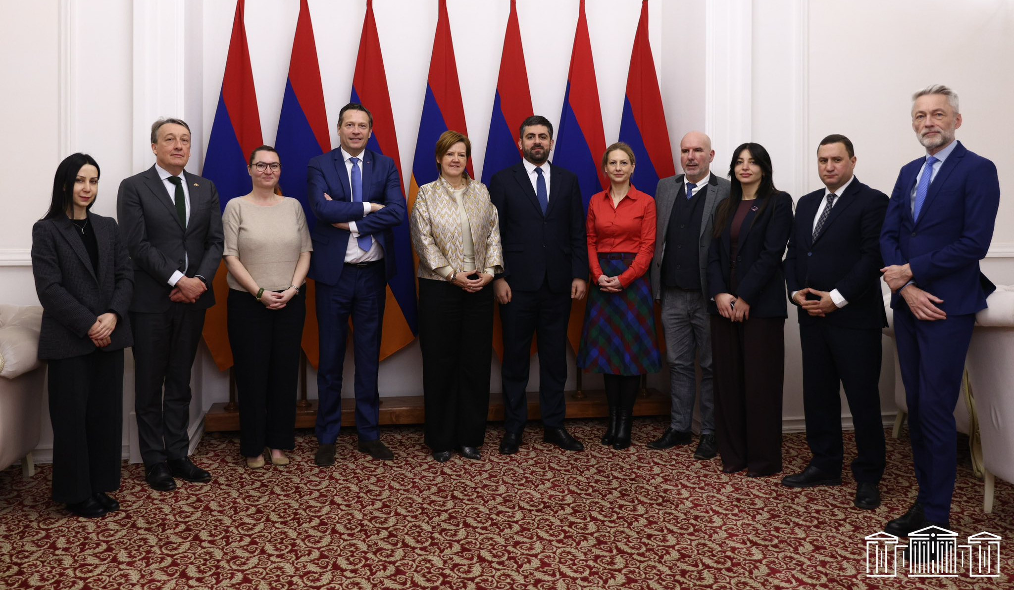 Members of Standing Committee of Foreign Relations meet with representatives of Belgium-Armenia Friendship Group