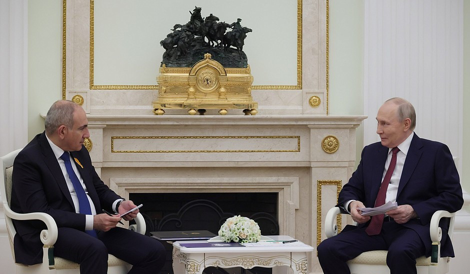Pashinyan-Putin meeting held in Moscow