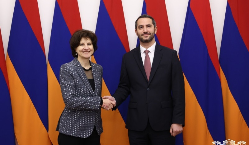 Ruben Rubinyan receives Vice-Minister of Foreign Affairs of Lithuania