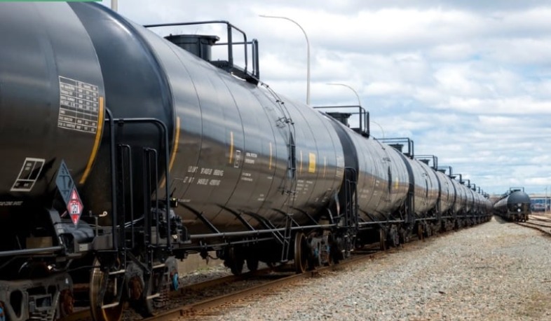 22 railcars of diesel sent to Armenia from Azerbaijan