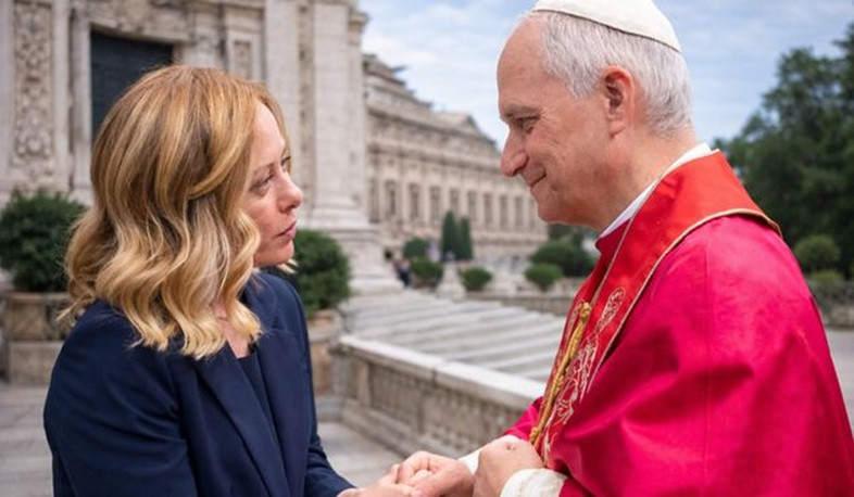 Italy's PM Meloni backs Pope Leo in clash with Trump