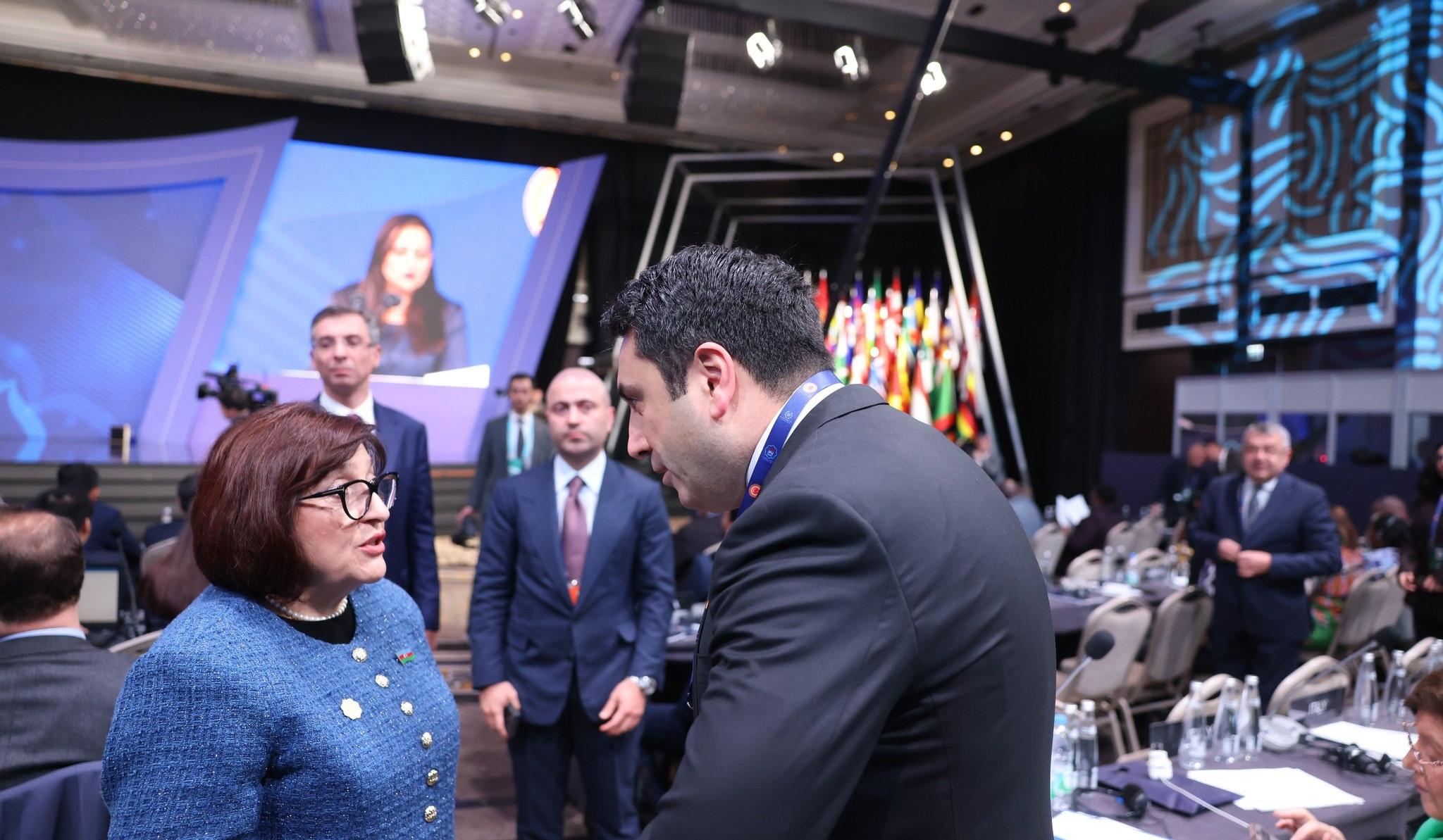 Meeting between Alen Simonyan and Sahiba Gafarova commenced