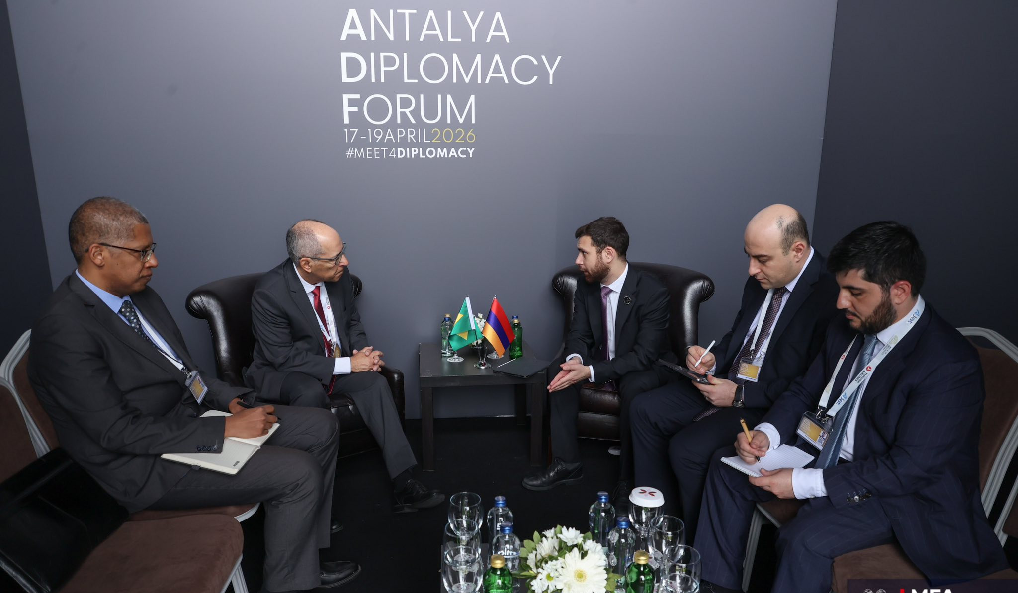 Vahan Kostanyan and Brazilian Foreign Minister exchange views on international and regional developments