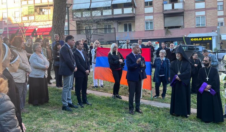 Ambassador Vladimir Karapetyan stressed importance of preventing genocides: April 24 in Rome