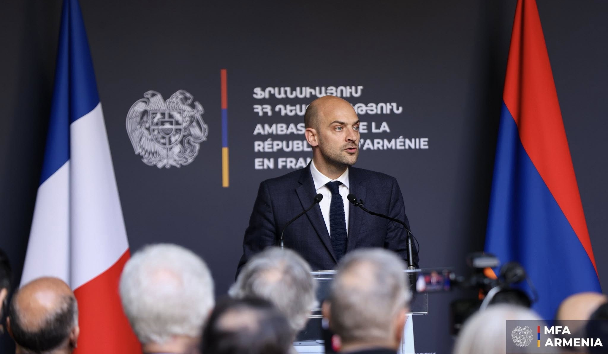 In a few days, President of France will leave for Armenia on state visit, which will mark exceptional strengthening of ties between our two countries: Barrot