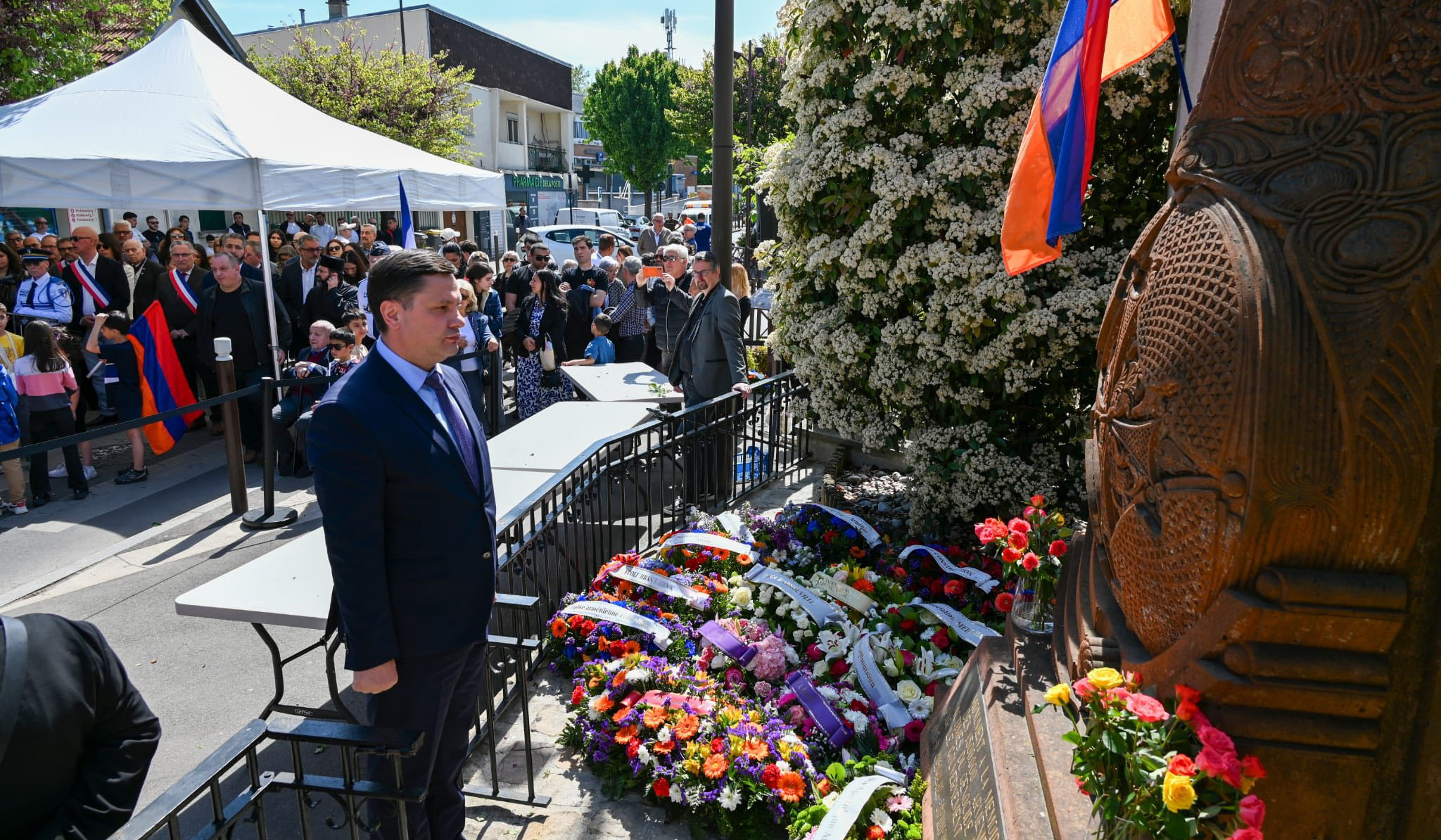 Commemorative events dedicated to 111th anniversary of Armenian Genocide held in several cities in France