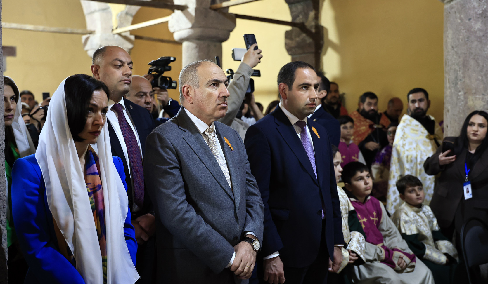 Nikol Pashinyan is in Kirants: consecration ceremony of restored Holy Trinity Church taking place