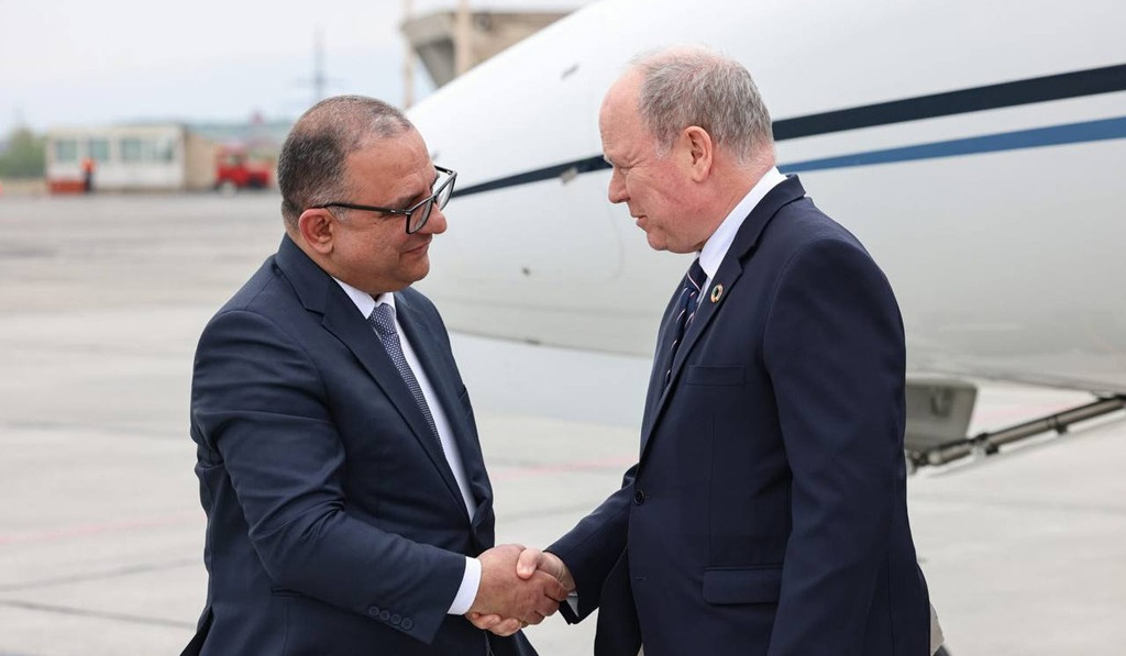 Sovereign Prince of Monaco arrived in Armenia