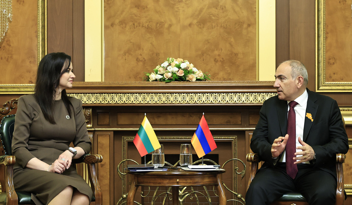 Nikol Pashinyan, Inga Ruginienė discuss prospects for further development of Armenia-Lithuania relations