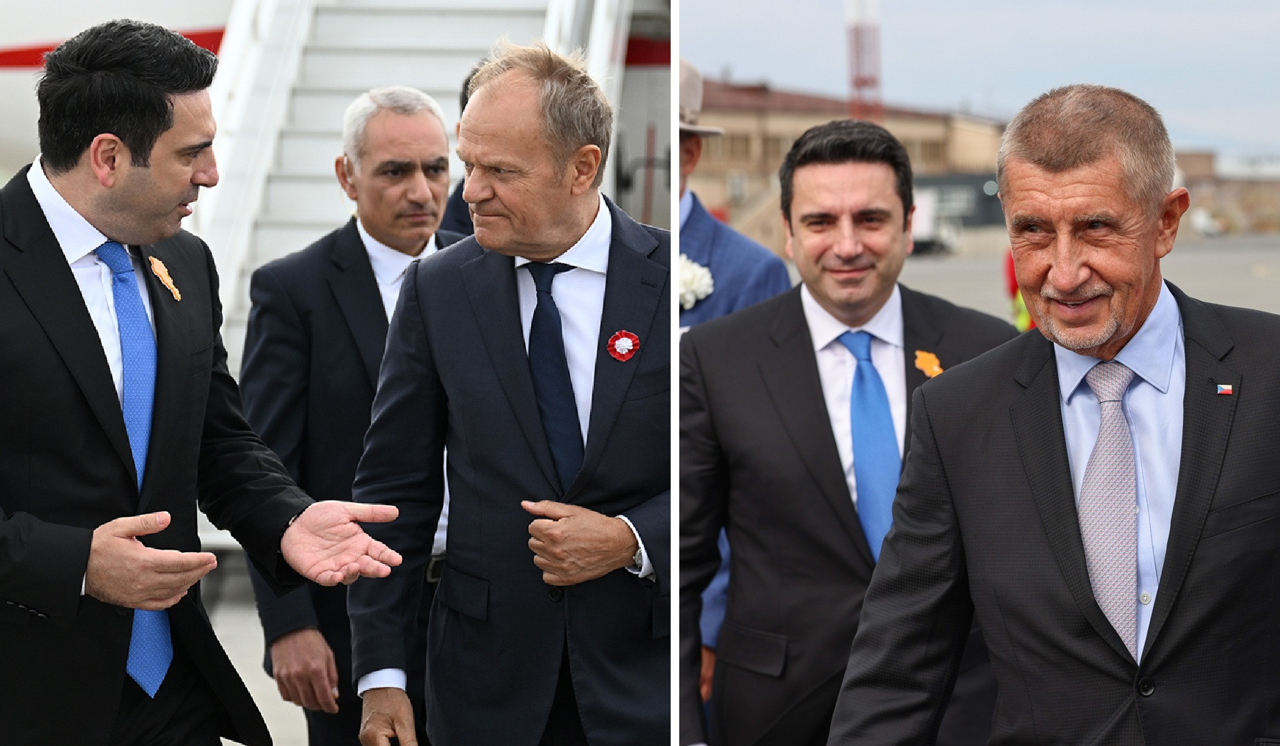Prime Ministers of Poland and Czech Republic arrived in Armenia