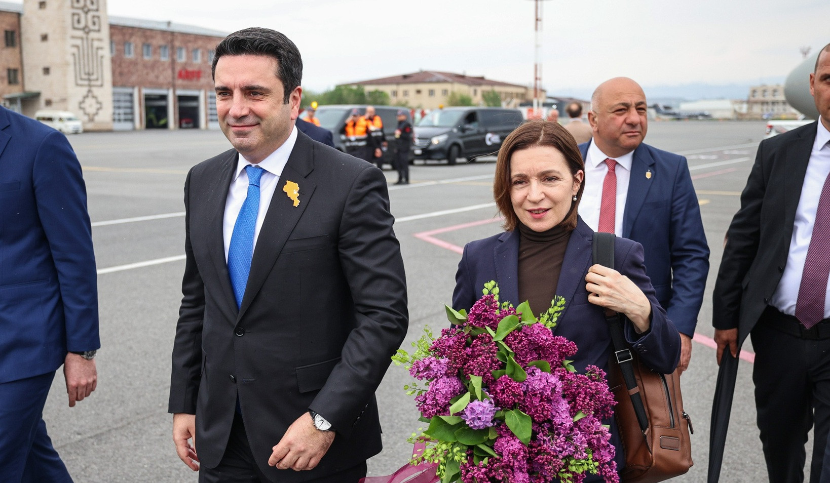 President of Moldova Maia Sandu arrived in Armenia