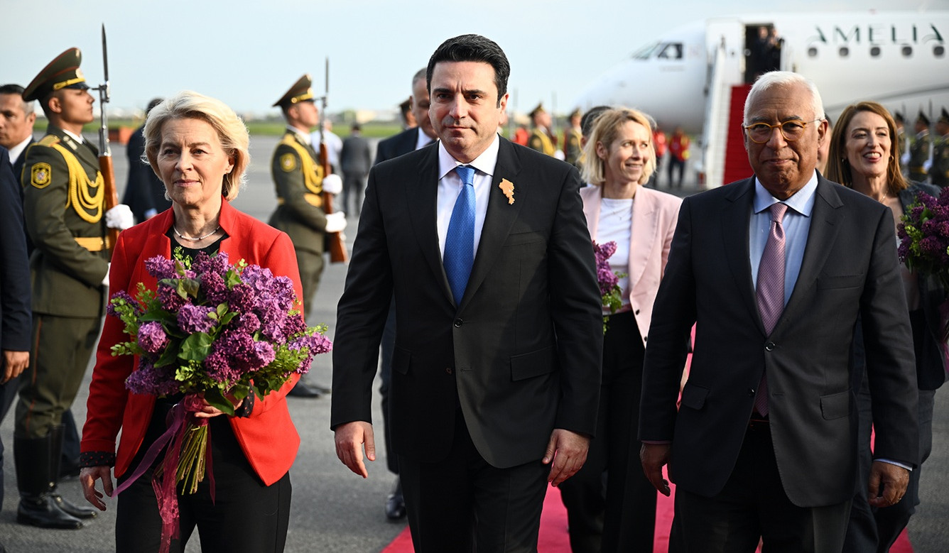 Antonio Costa, Ursula von der Leyen and Roberta Metsola arrived in Armenia